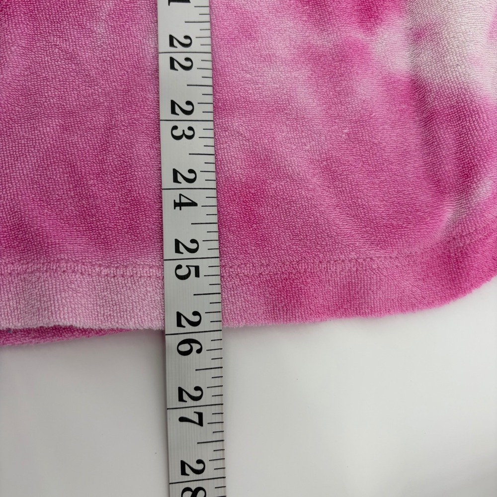 Bucees‎ Pink Tie Dye Spirit Jersey Sweatshirt XS Long Sleeve V Neck Cotton Blend - Picture 6 of 6